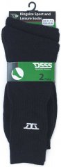 D555 Logan Sports And Leisure Socks 2-Pack Black