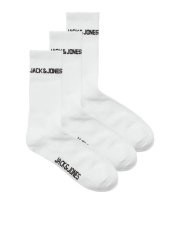 Jack & Jones Melvin Tennissokken Wit 3-pack