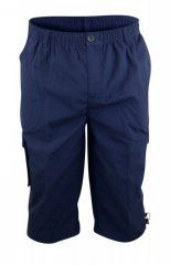 D555 Mason 3/4-broek met zijzakken Donkerblauw