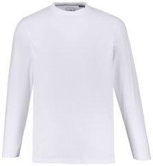 JP1880 702559 T-shirt met lange mouwen Wit