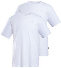 JP1880 702637 T-shirt met ronde hals 2-pack Wit