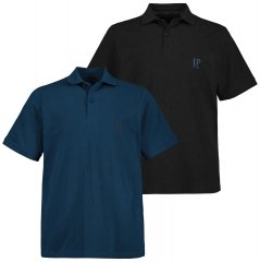 JP1880 704317 Poloshirt 2-pack Middenblauw/Zwart