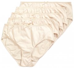Ulla Popken 710201 Slips 5-pack Beige