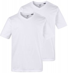 JP1880 711318 T-shirt met V-hals 2-pack Wit