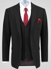 D555 Ted 4 Way Stretch Tailored Suit Jacket Zwart