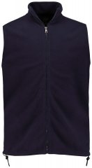 JP1880 723305 Fleecebodywarmer met opstaande kraag Donkerblauw