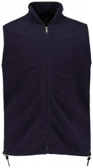 JP1880 723305 Fleece bodywarmer met opstaande kraag Donkerblauw TALL