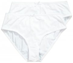 Ulla Popken 781658 Slips 2-pack Wit