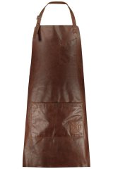 JP1880 791901 Leren schort Kastanjebruin