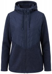Ulla Popken 800400 Jas met fleecevoering Donkerblauw