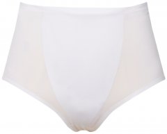 Ulla Popken 800498 Corrigerende slip met hoge taille Wit