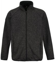 Jay-Pi 802394 Gebreid fleecejack Zwart
