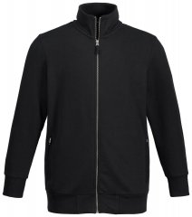 Jay-Pi 804180 Sweatvest met opstaande kraag Zwart