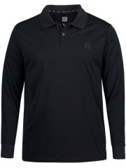 JP1880 Jay-Pi QuickDry Long Sleeve Golf Polo Shirt Black