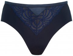Ulla Popken 811602 Slips met kant Donkerblauw