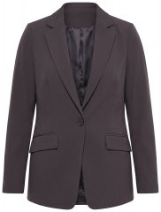 Ulla Popken 811944 Klassieke blazer Mahoniebruin