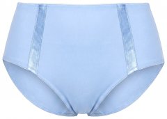 Ulla Popken 815268 Gestreepte slips Lichtblauw