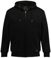 JP1880 820464 Hoodie jack met teddyvoering Zwart
