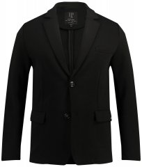 JP1880 New York Flexnamic Jersey colbert met klepzakken Zwart