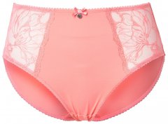Ulla Popken 822864 Slips met kant Lichtroze