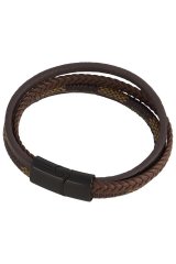 JP1880 824904 Armband extra lang Mahoniebruin