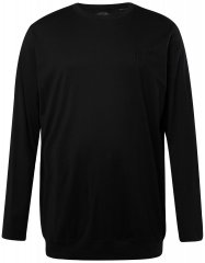 JP1880 827128 T-shirt met lange mouwen en buikpasvorm Zwart