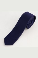 JP1880 828309 Zijden stropdas extra lang Donkerblauw
