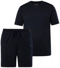 JP1880 829513 Pyjama kort model bellyfit Donkerblauw