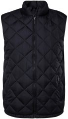 Men+ 578 Bodywarmer gewatteerd met opstaande kraag Donkerblauw