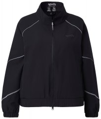 Ulla Popken 833237 Sportjas met reflecterende details Zwart