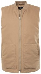 JP1880 834734 Canvasbodywarmer Donkerbeige