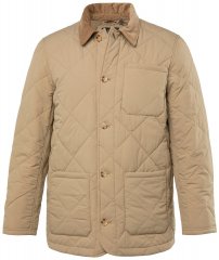 JP1880 836628 Gewatteerd jack in westernstijl Donkerbeige