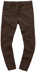 JP1880 New York Flexnamic Jersey broek met vijf zakken Donkerbruin