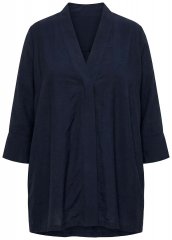 Ulla Popken 840210 Vest Donkerblauw