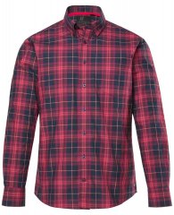 JP1880 Checked Shirt Long Sleeve Red