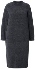 Ulla Popken 843592 Jurk met lange mouwen Antraciet