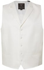 JP1880 846048 Bruiloftsgilet Gebroken wit