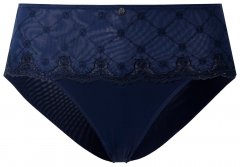 Ulla Popken 846235 Hipsters met kant Donkerblauw