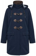 Ulla Popken 846278 Softshell jas Donkerblauw