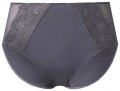 Ulla Popken 848693 Slips met kant Antraciet