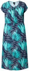 Ulla Popken 848696 Bedrukte jurk Donkerblauw