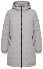 Ulla Popken 849552 Gewatteerde jas Grijs