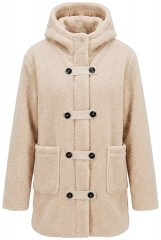 Ulla Popken 850589 Teddy jack Gebroken wit