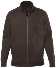 JP1880 851387 Sweatvest met rits Hazelnoot TALL