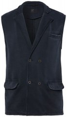 JP1880 851808 Sweatgilet Zwart TALL