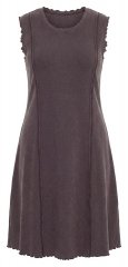 Ulla Popken 852190 Jersey jurk Mahoniebruin