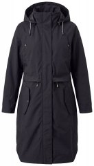 Ulla Popken 852901 Functionele jas Zwart