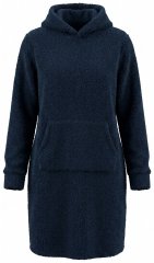 Ulla Popken 853353 Loungejurk met capuchon Donkerblauw