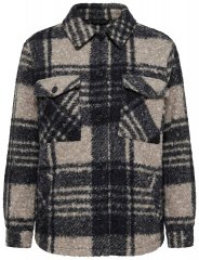 Ulla Popken 853709 Teddy jack Beige