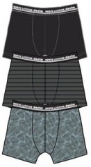 North Latitude 61341 3-Pack Boxershorts Stoffig Olijfgroen